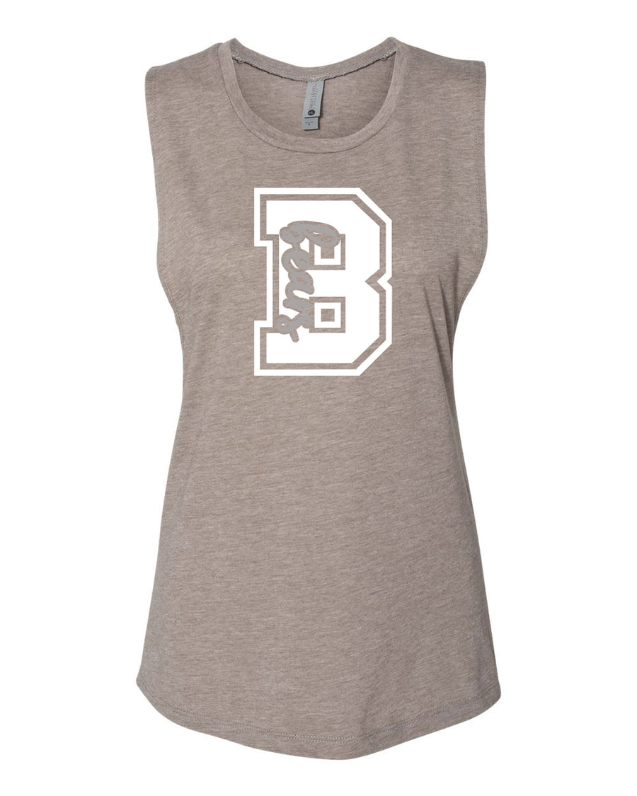 Oakdale Bears- Bears with a B Muscle Tank (LOUYAA)