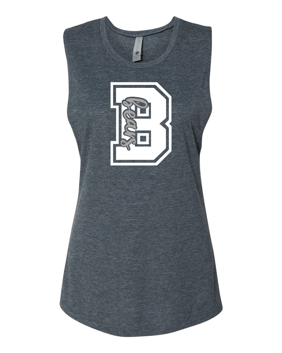 Oakdale Bears- Bears with a B Muscle Tank (LOUYAA)