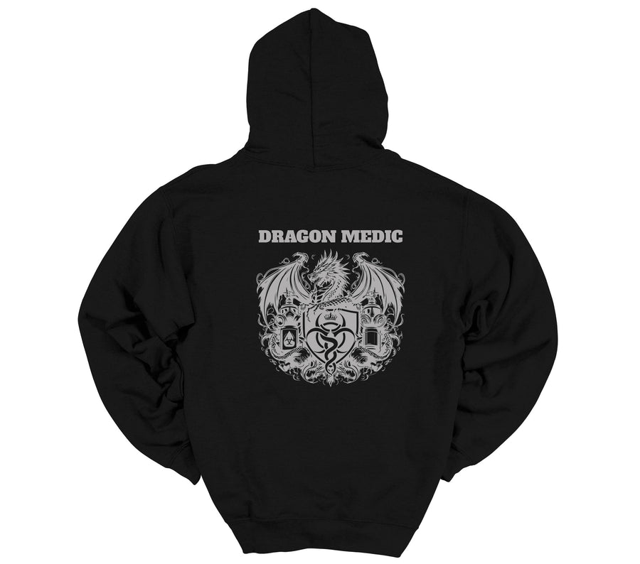 USAMRIID- DSD Colorful Hoodies- Dragon Medic Back Design, USAMRIID Front