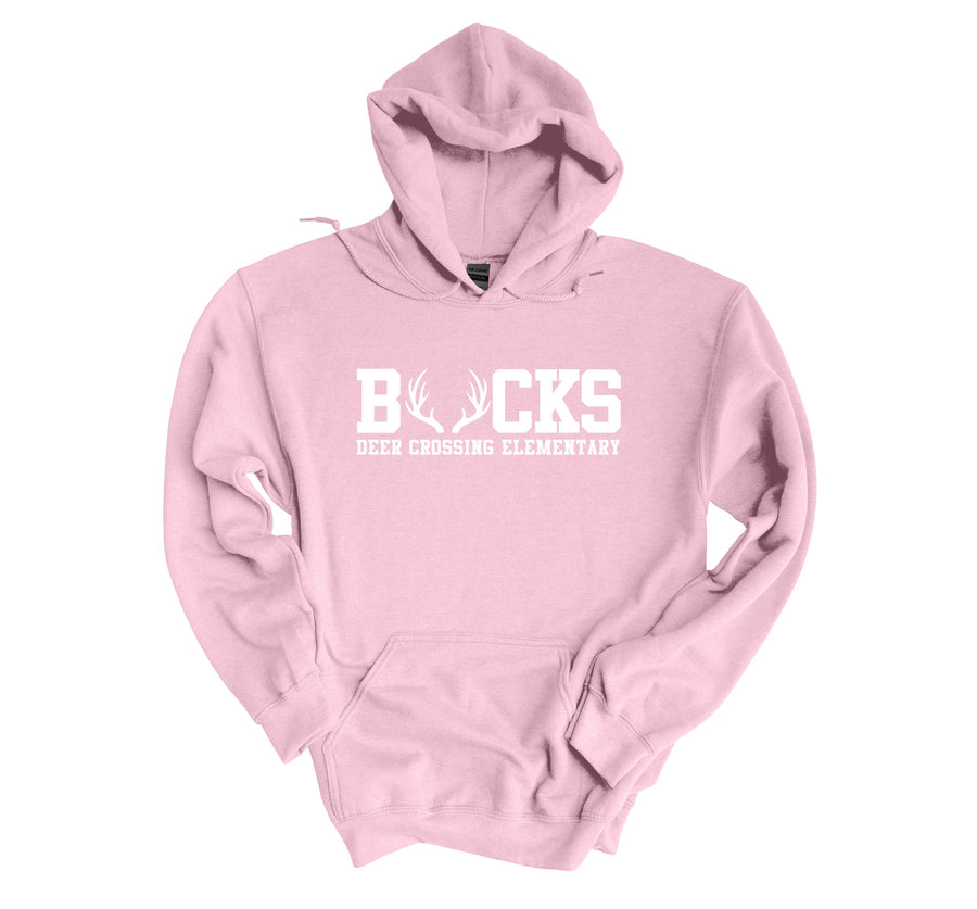 Deer Crossing Elementary- Bucks Design Hoodie