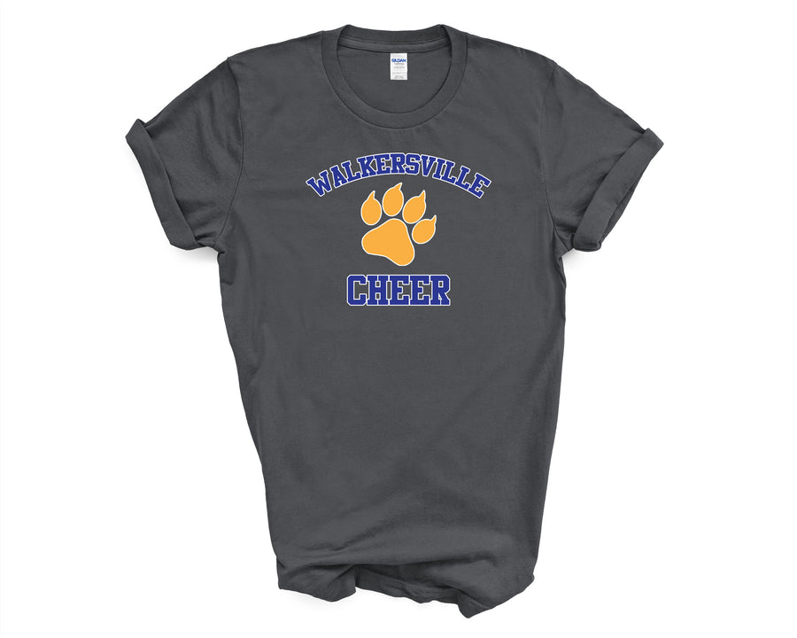 Walkersville Lions Cheer Shirt with paw