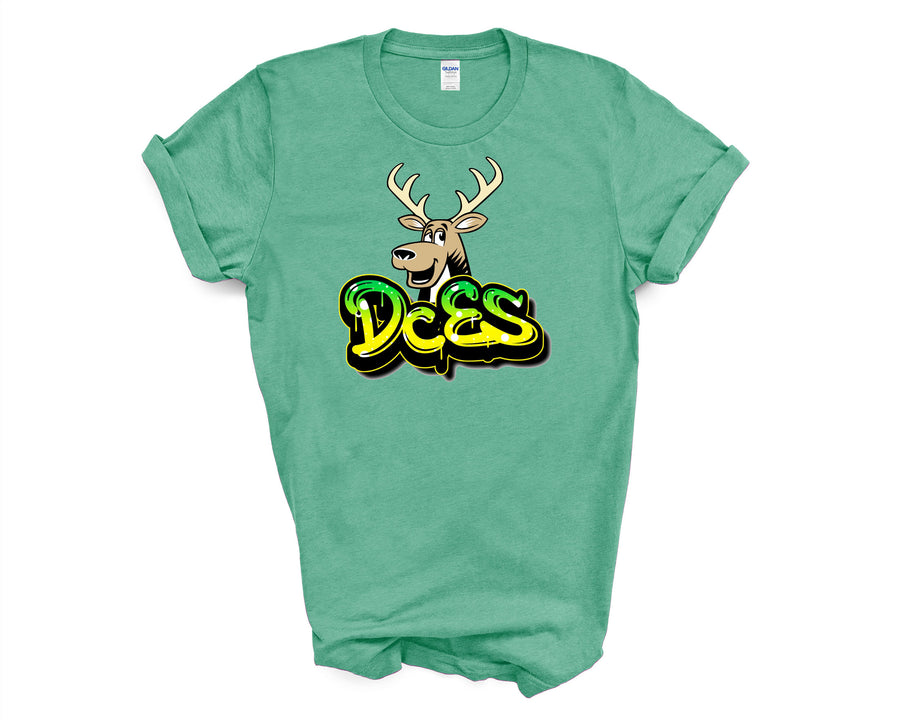 Deer Crossing Elementary- Graffiti Design Shirt