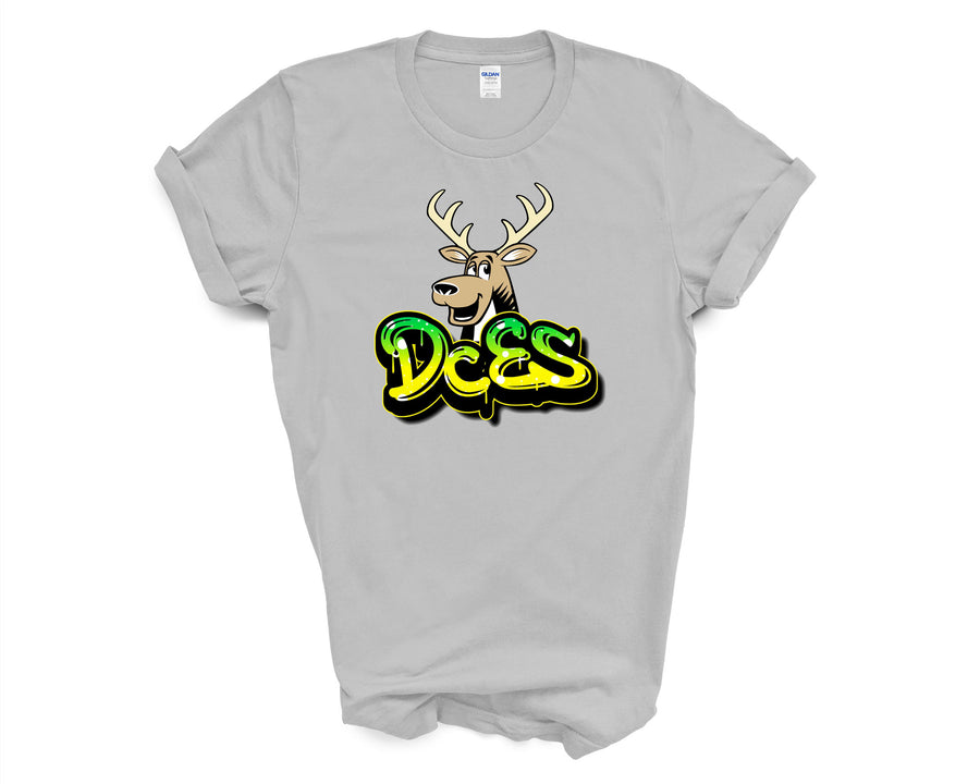 Deer Crossing Elementary- Graffiti Design Shirt