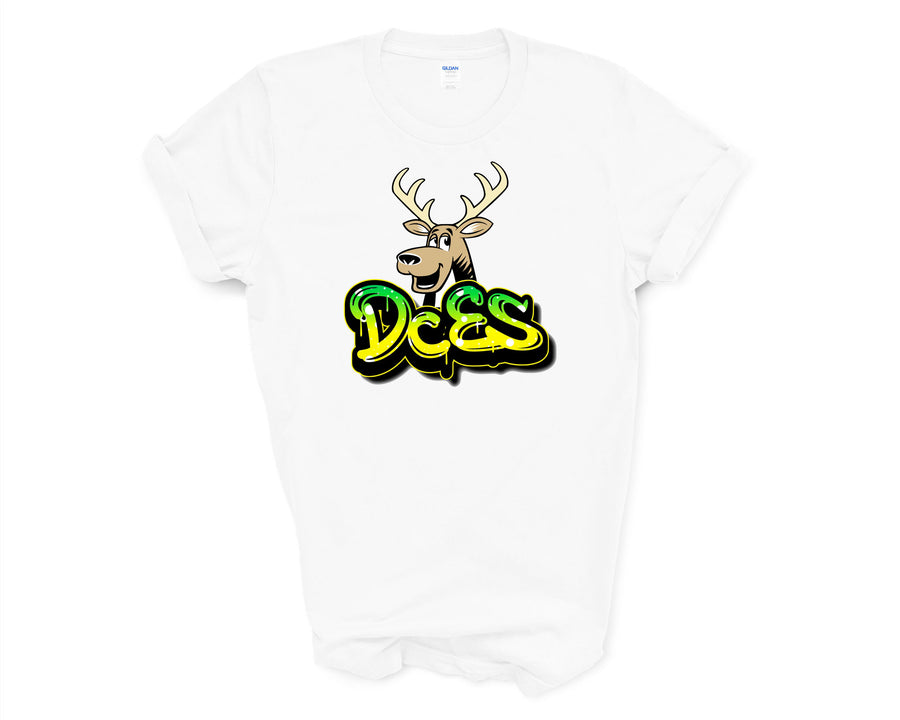 Deer Crossing Elementary- Graffiti Design Shirt