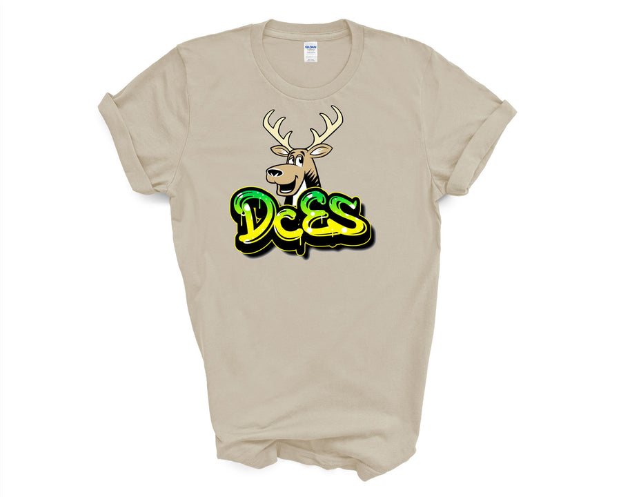 Deer Crossing Elementary- Graffiti Design Shirt