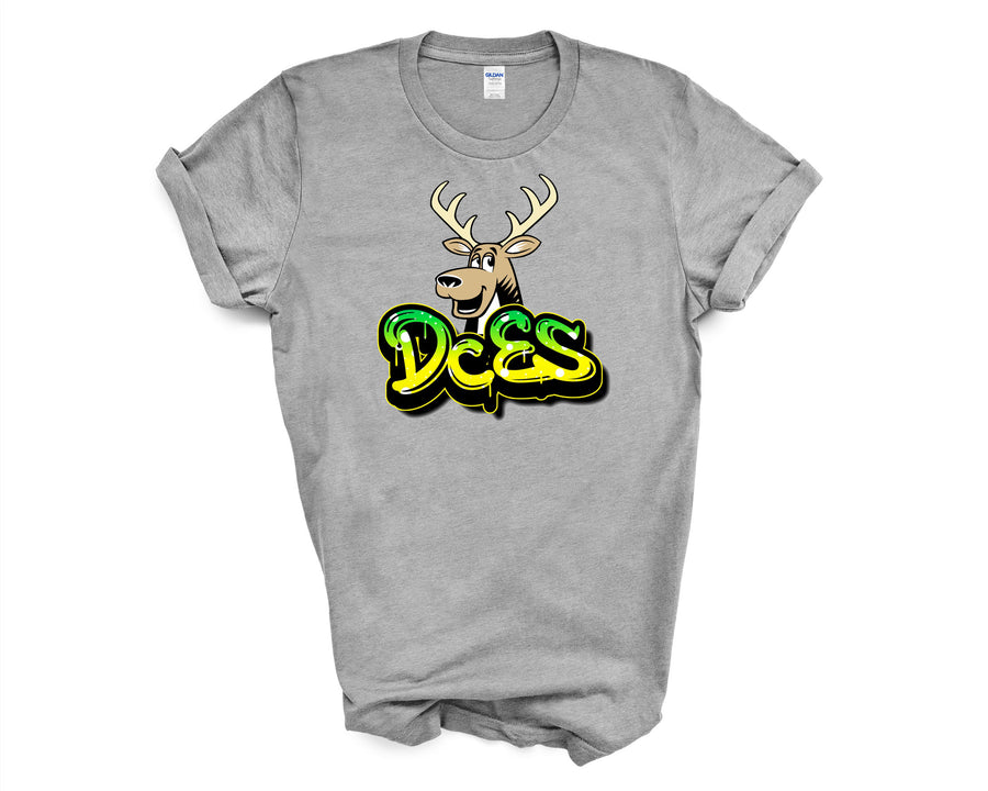 Deer Crossing Elementary- Graffiti Design Shirt