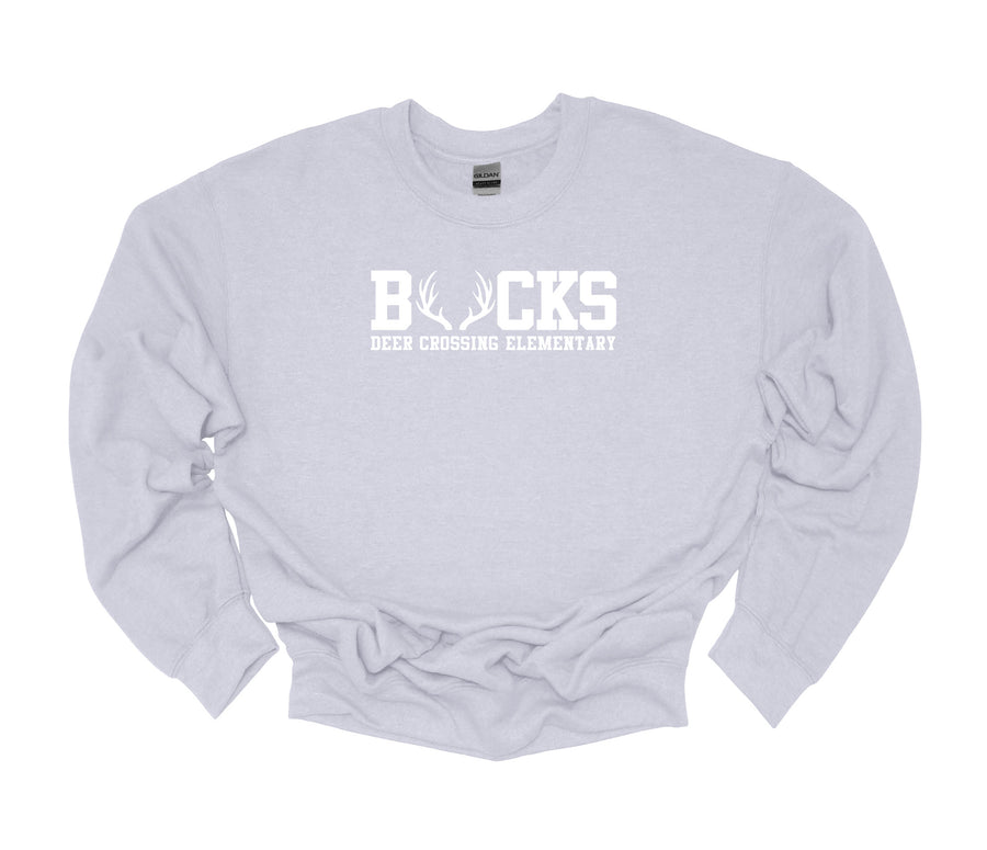 Deer Crossing Elementary-  Bucks Design Sweatshirt