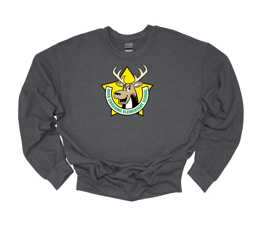 Deer Crossing Elementary- Deer Star Design Sweatshirt