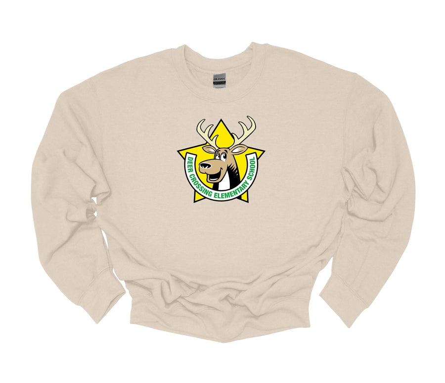 Deer Crossing Elementary- Deer Star Design Sweatshirt