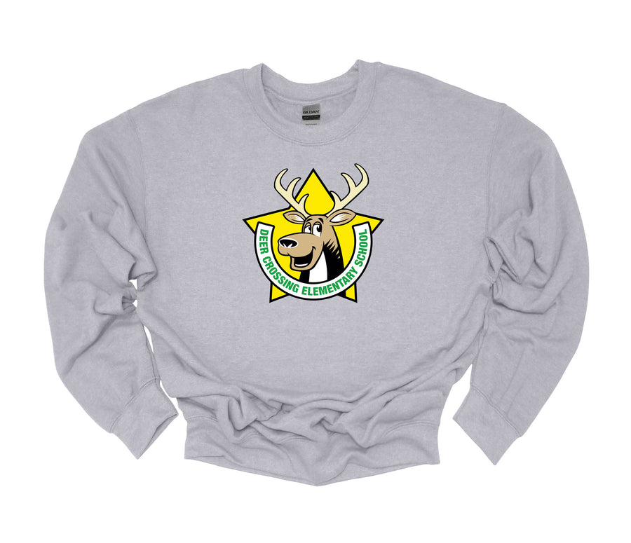 Deer Crossing Elementary- Deer Star Design Sweatshirt