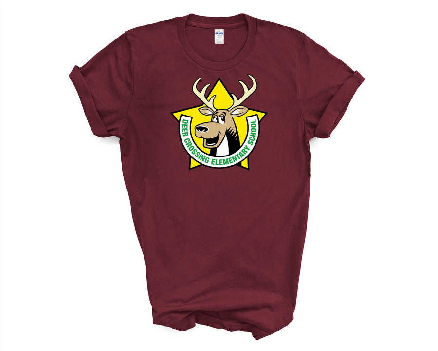 Deer Crossing Elementary- Deer Star Design Shirt