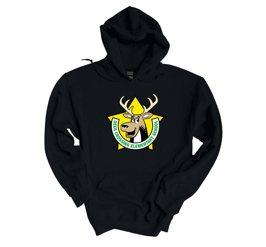 Deer Crossing Elementary- Deer Star Design Hoodie