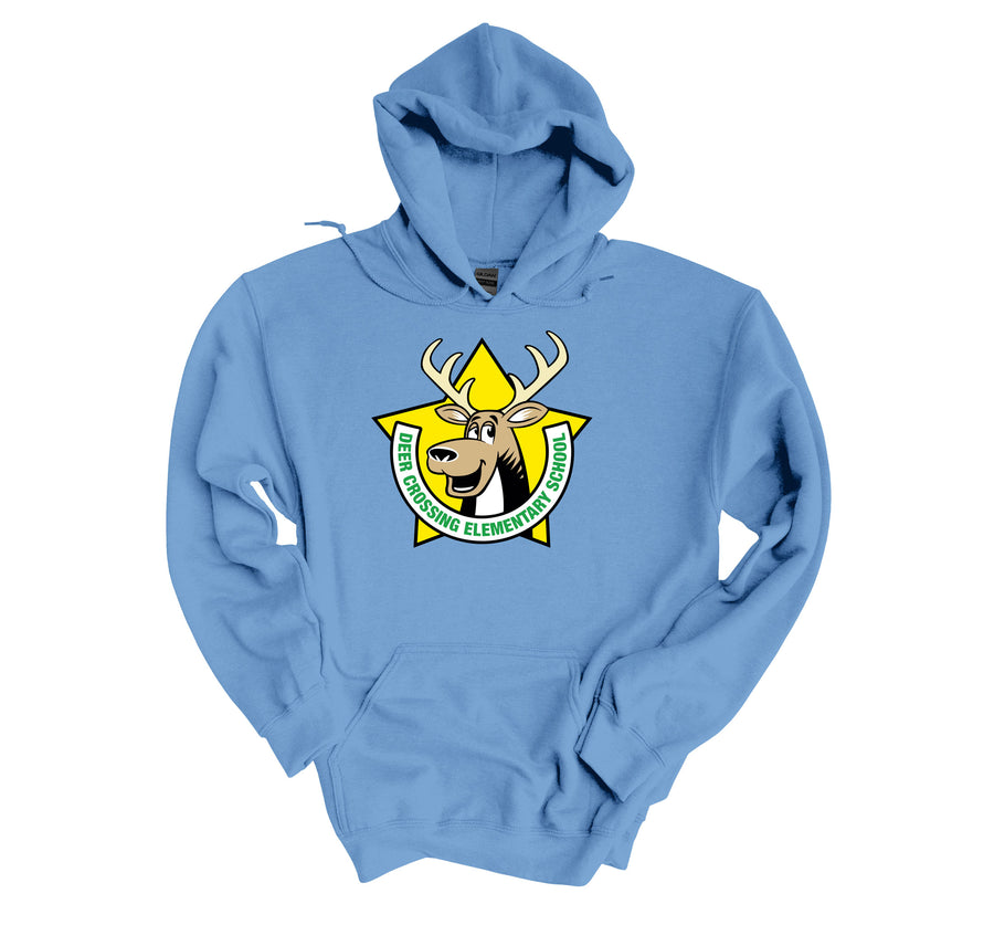 Deer Crossing Elementary- Deer Star Design Hoodie