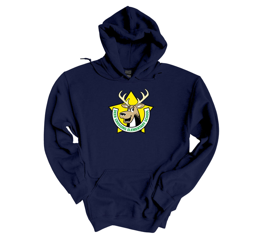 Deer Crossing Elementary- Deer Star Design Hoodie