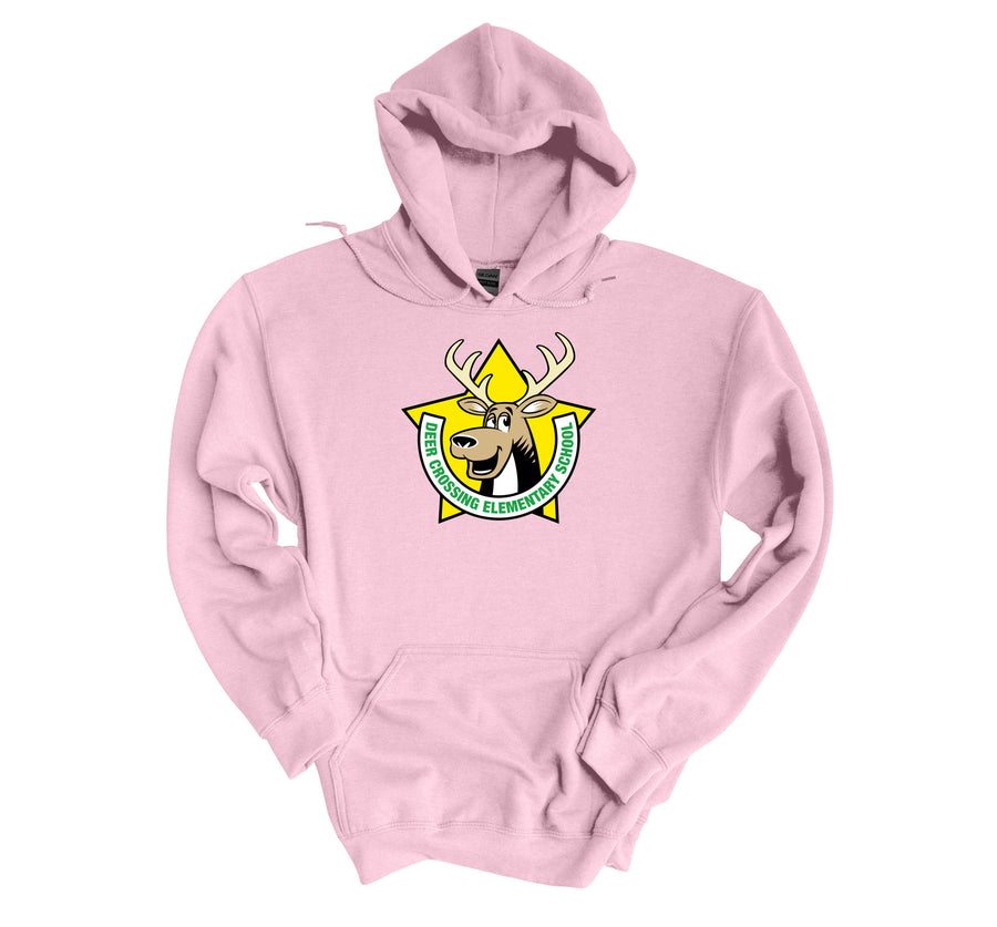 Deer Crossing Elementary- Deer Star Design Hoodie