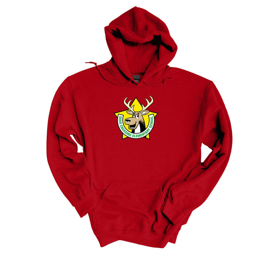 Deer Crossing Elementary- Deer Star Design Hoodie