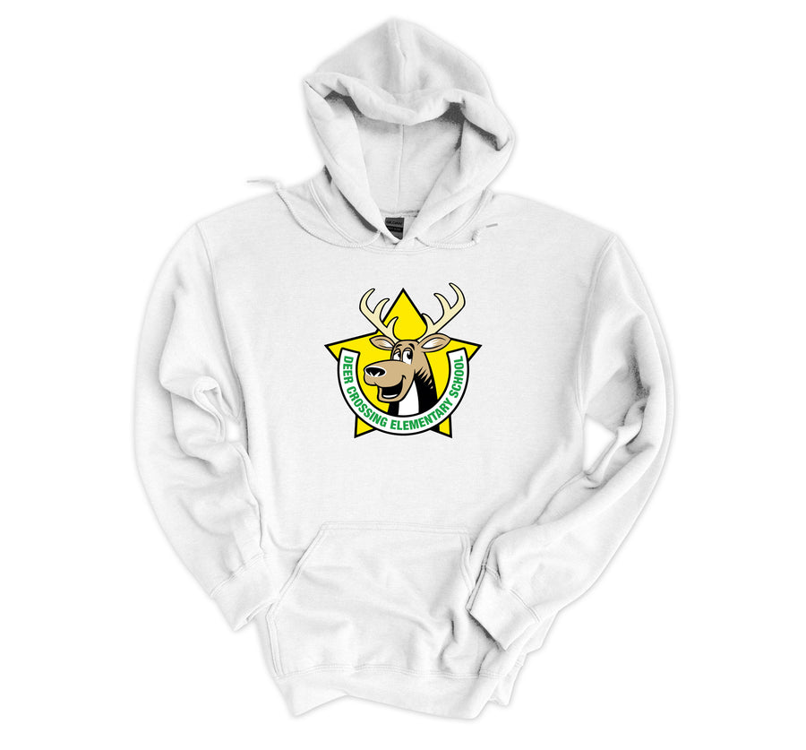 Deer Crossing Elementary- Deer Star Design Hoodie