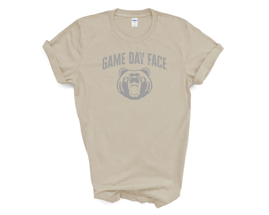 Oakdale Bears- Game Day Face Cheer Shirt  (LOUYAA)