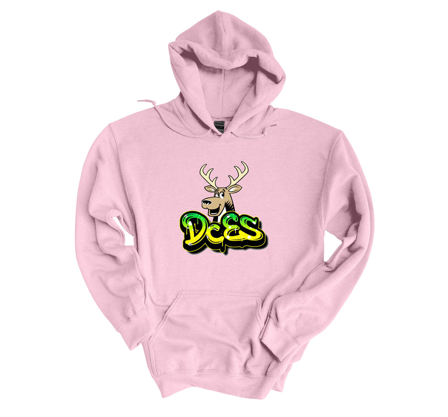 Deer Crossing Elementary- Graffiti Hoodie