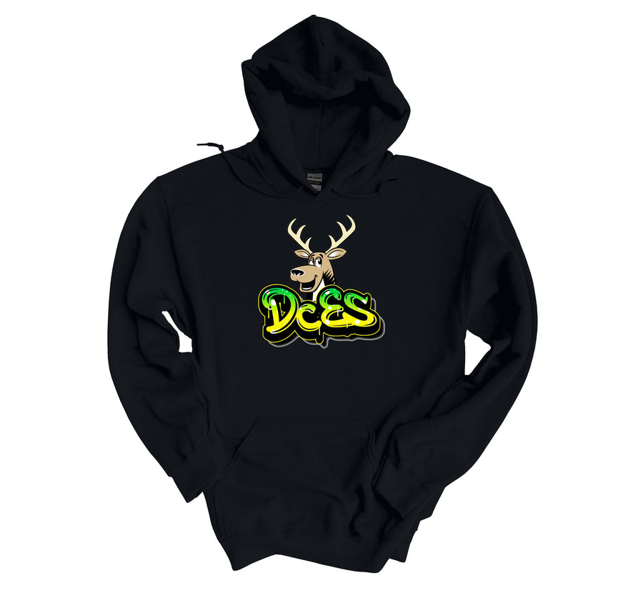 Deer Crossing Elementary- Graffiti Hoodie