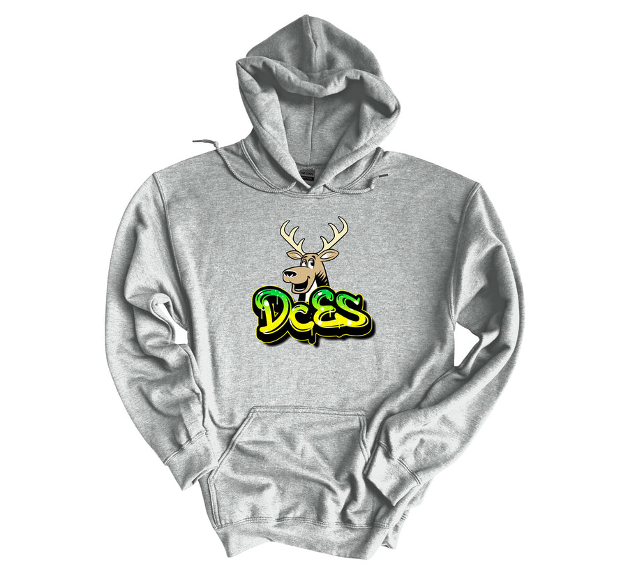 Deer Crossing Elementary- Graffiti Hoodie