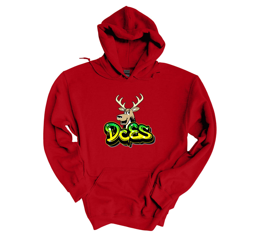 Deer Crossing Elementary- Graffiti Hoodie