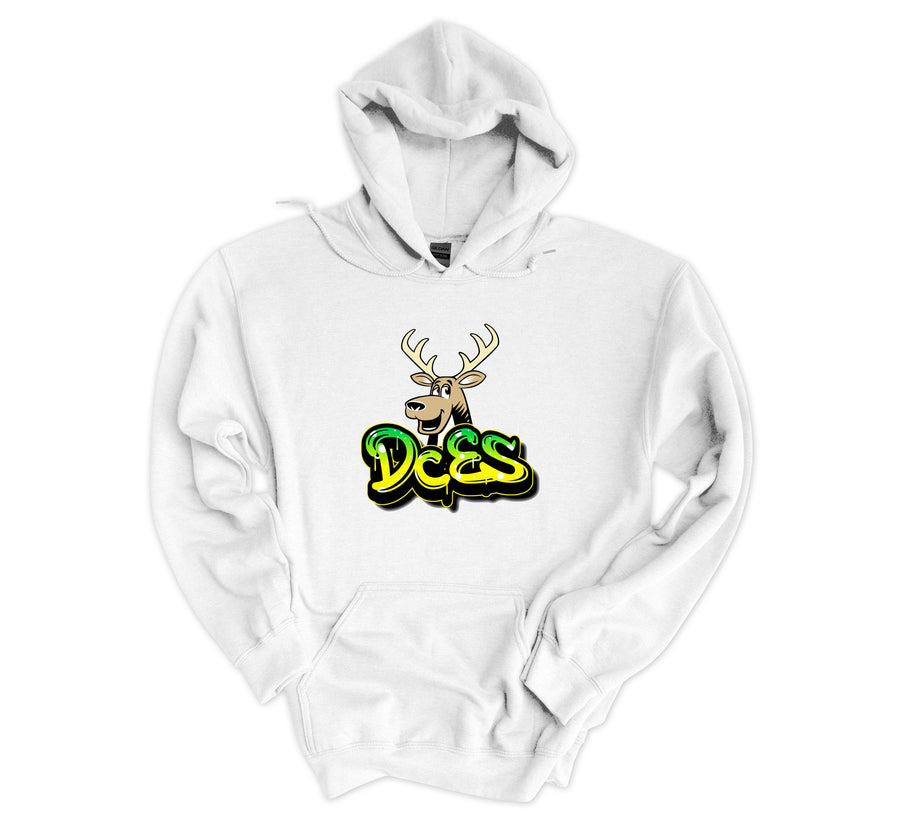 Deer Crossing Elementary- Graffiti Hoodie