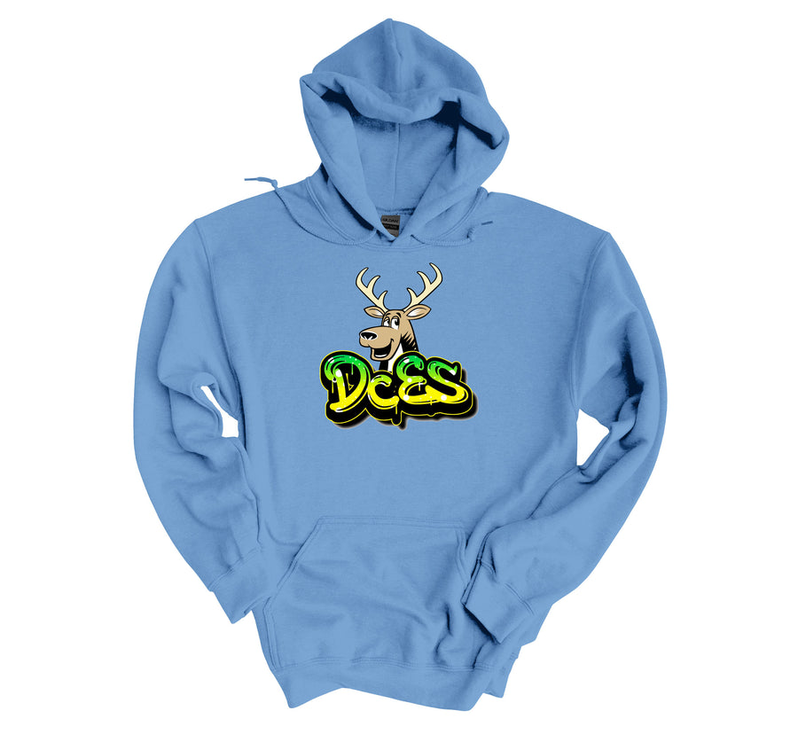 Deer Crossing Elementary- Graffiti Hoodie