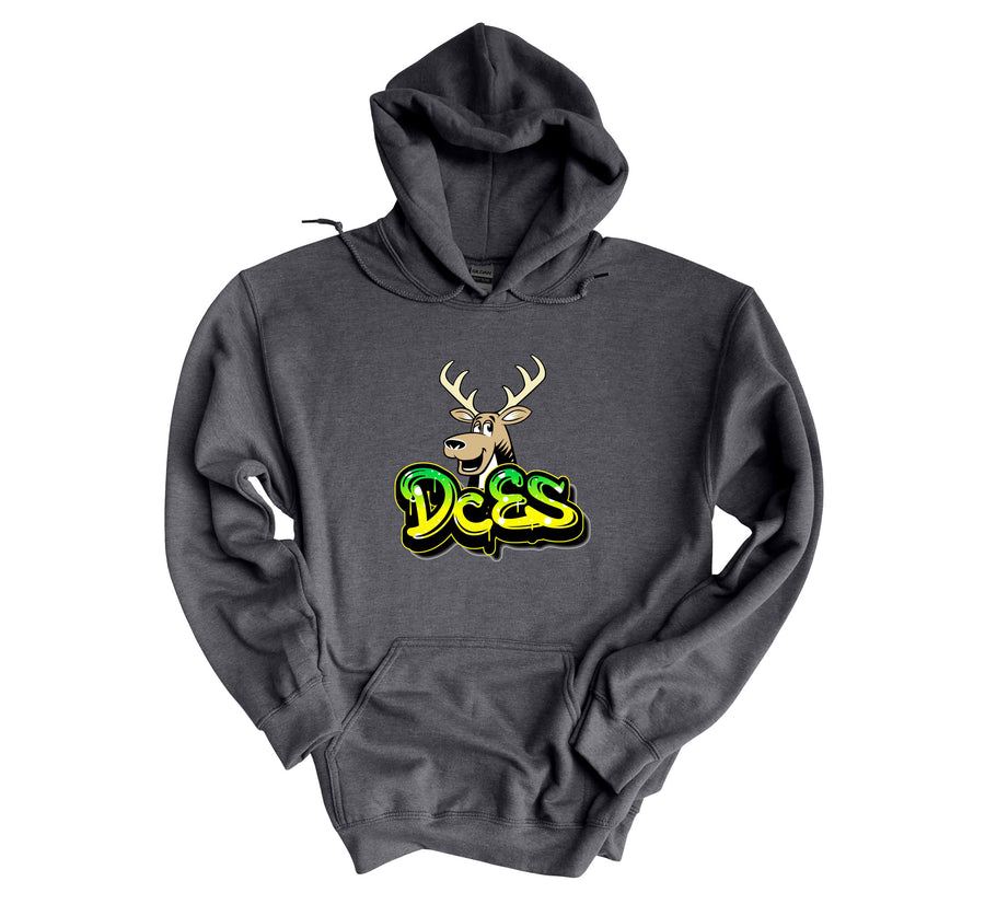 Deer Crossing Elementary- Graffiti Hoodie