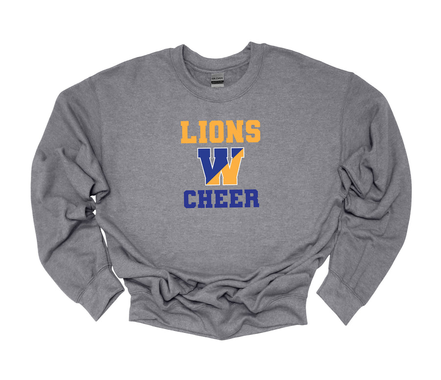 Lions Cheer with W Sweatshirt