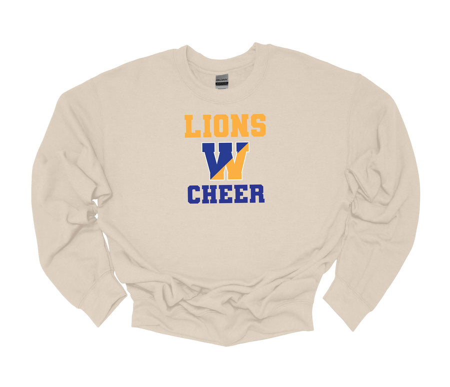 Lions Cheer with W Sweatshirt