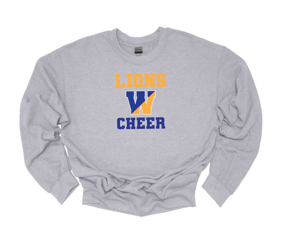 Lions Cheer with W Sweatshirt