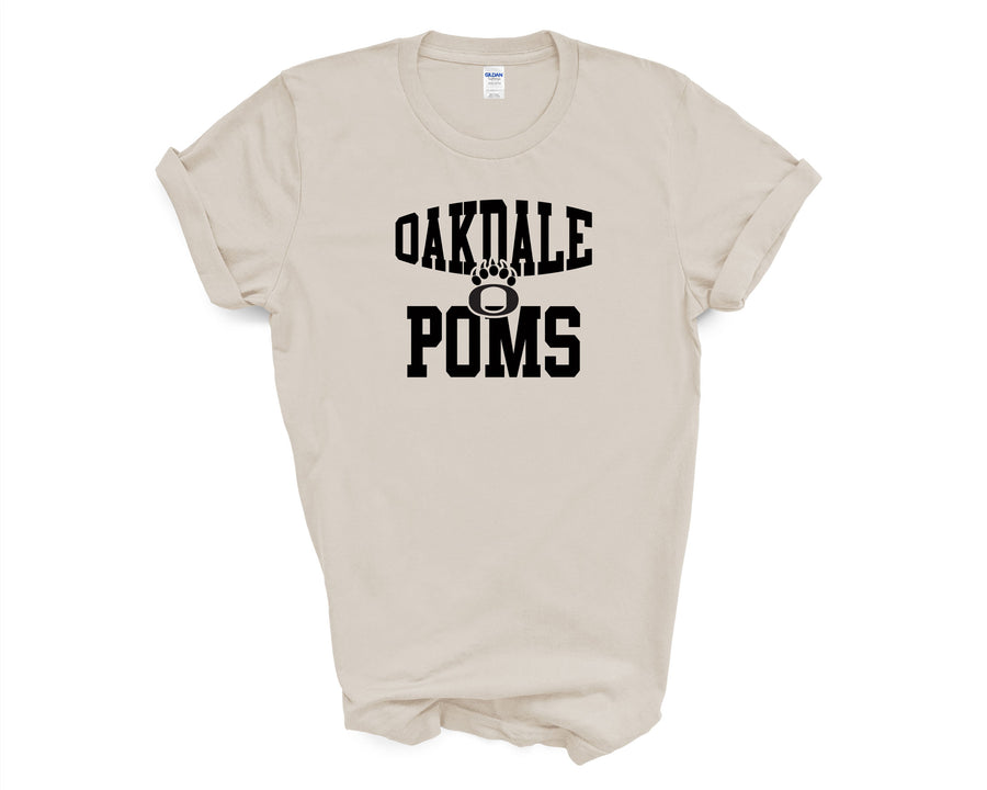 Oakdale Poms O Paw Shirt Adult Sizes -LOUYAA POMS