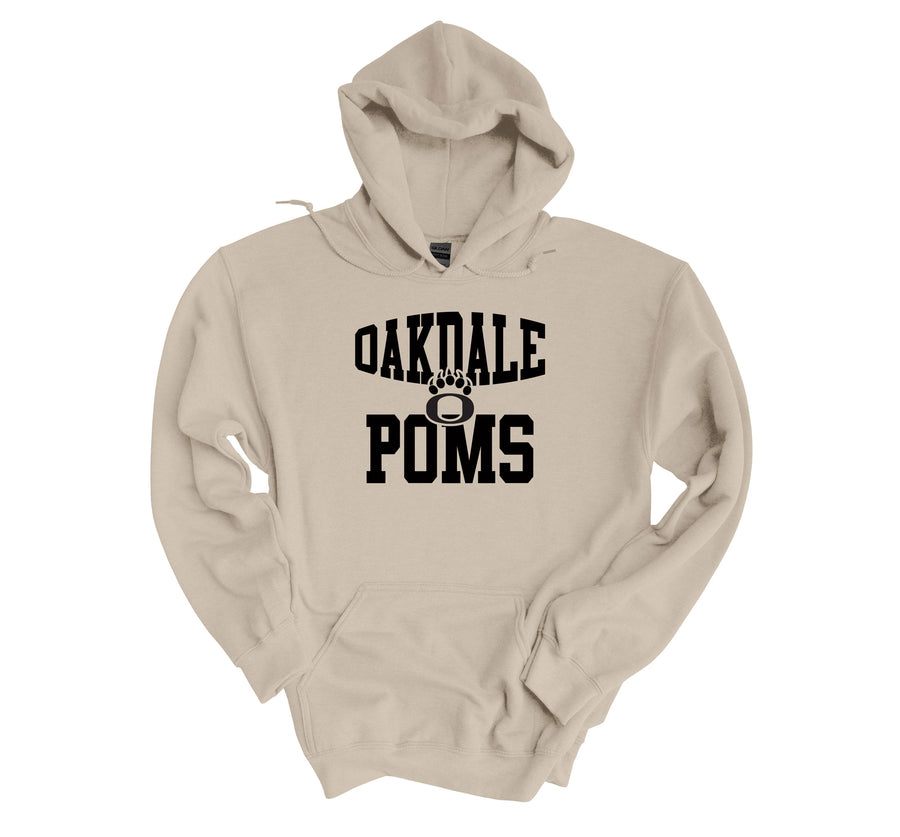 Oakdale Poms O Paw Hoodie Youth Sizes-LOUYAA POMS