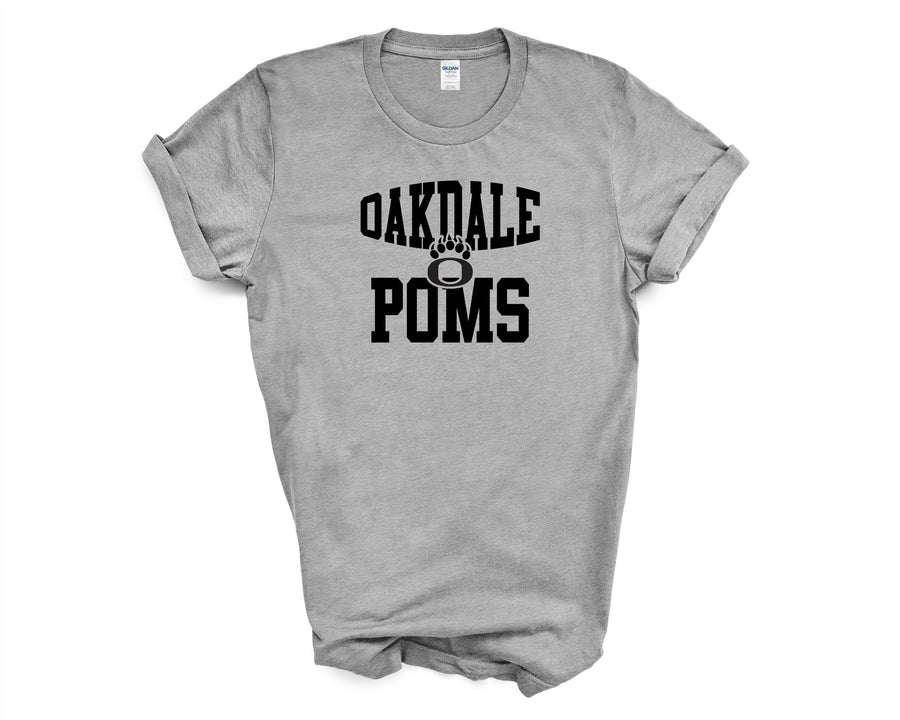 Oakdale Poms O Paw Shirt Adult Sizes -LOUYAA POMS