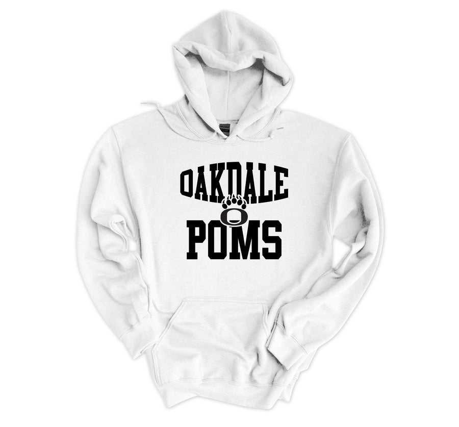 Oakdale Poms O Paw Hoodie Youth Sizes-LOUYAA POMS