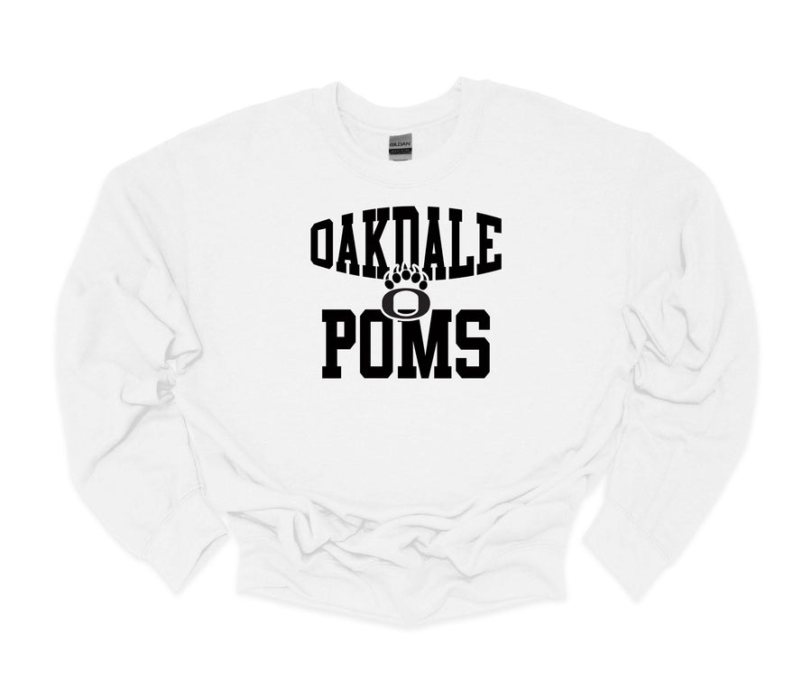 Oakdale Poms O Paw Sweatshirt Youth Sizes -LOUYAA POMS