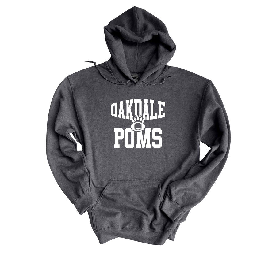 Oakdale Poms O Paw Hoodie Adult Sizes-LOUYAA POMS