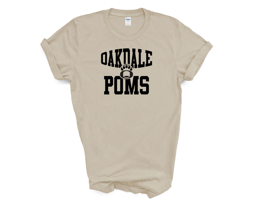 Oakdale Poms O Paw Shirt Adult Sizes -LOUYAA POMS