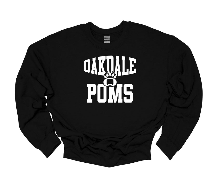 Oakdale Poms O Paw Sweatshirt Adult Sizes -LOUYAA POMS