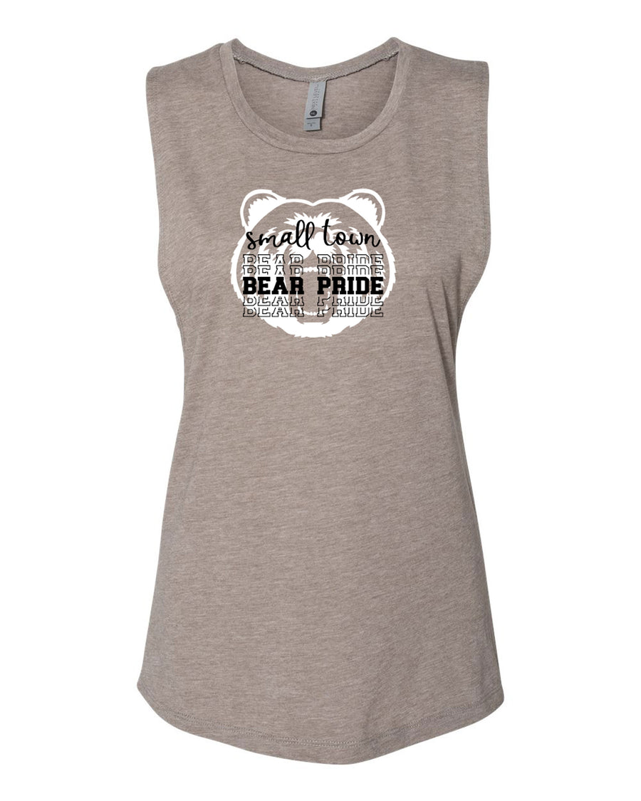 Oakdale Bears- Small Town Bear Pride Muscle Tank (LOUYAA)