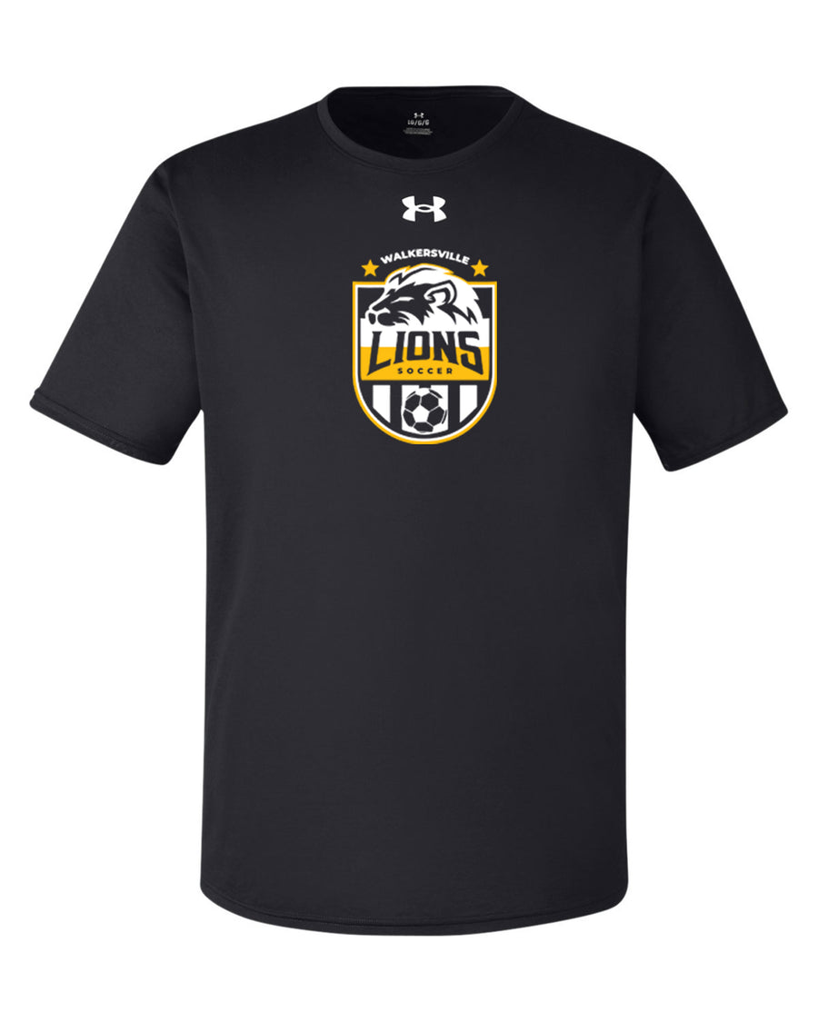 Walkersville Lions Soccer outline crest-  Under Armour Tech Shirt