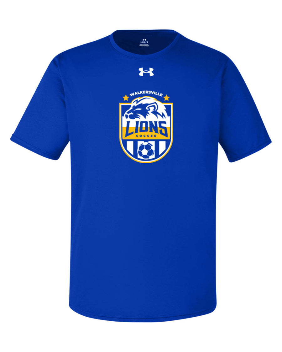 Walkersville Lions Soccer outline crest-  Under Armour Tech Shirt