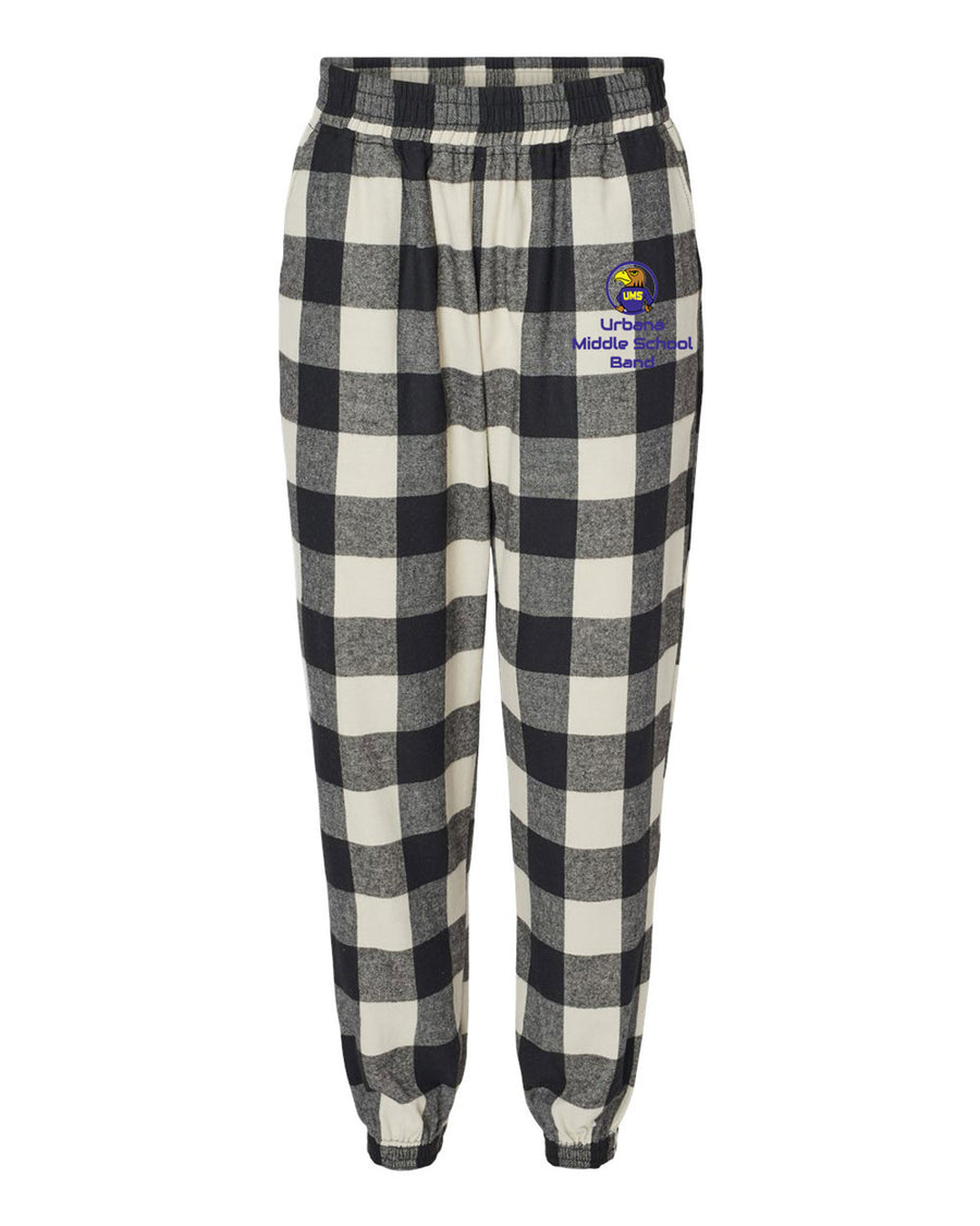 Urbana Band Middle School Band- Flannel PJs