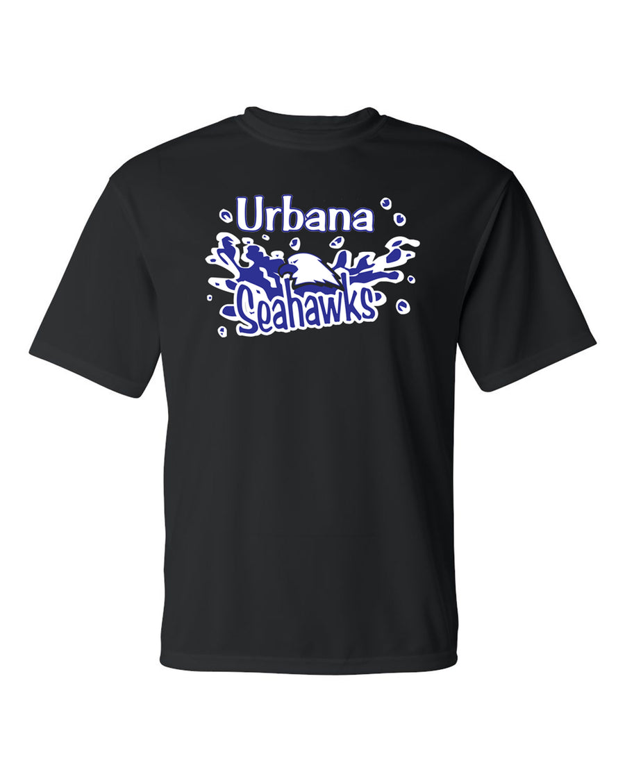 Urbana Seahawks- Black Performance Shirt