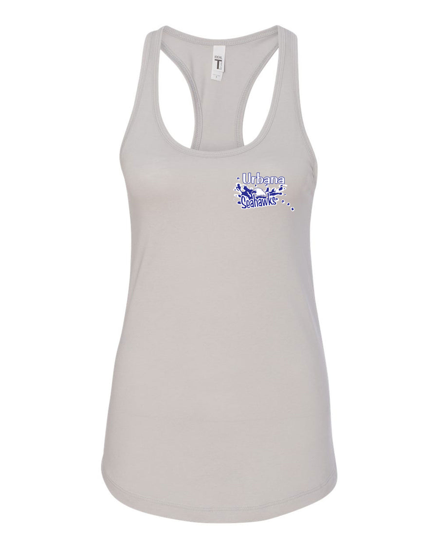 Urbana Seahawks- Silver Women's Tank pocket design